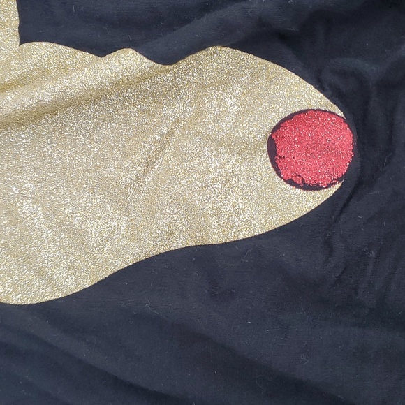 Womens Holiday Rudolph Reindeer Tunic Top Medium - Picture 6 of 6